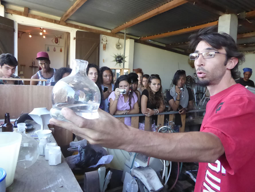 Visite de Glass Art Studio