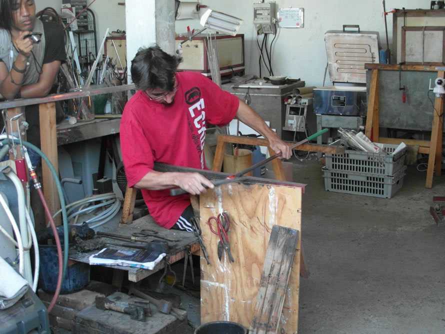 Visite de Glass Art Studio