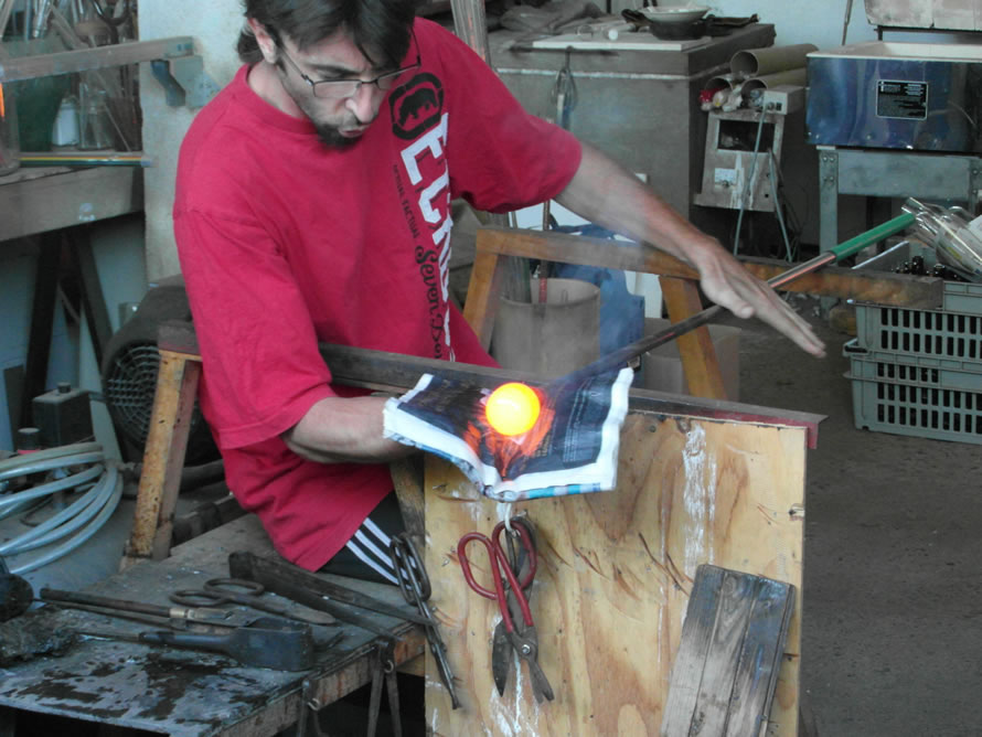 Visite de Glass Art Studio