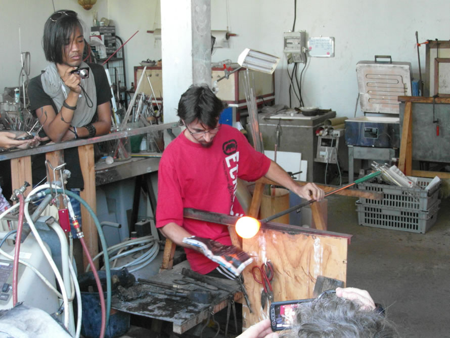 Visite de Glass Art Studio