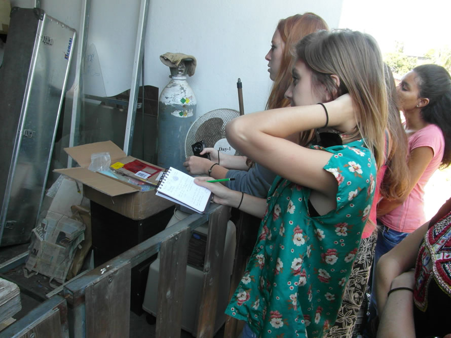 Visite de Glass Art Studio