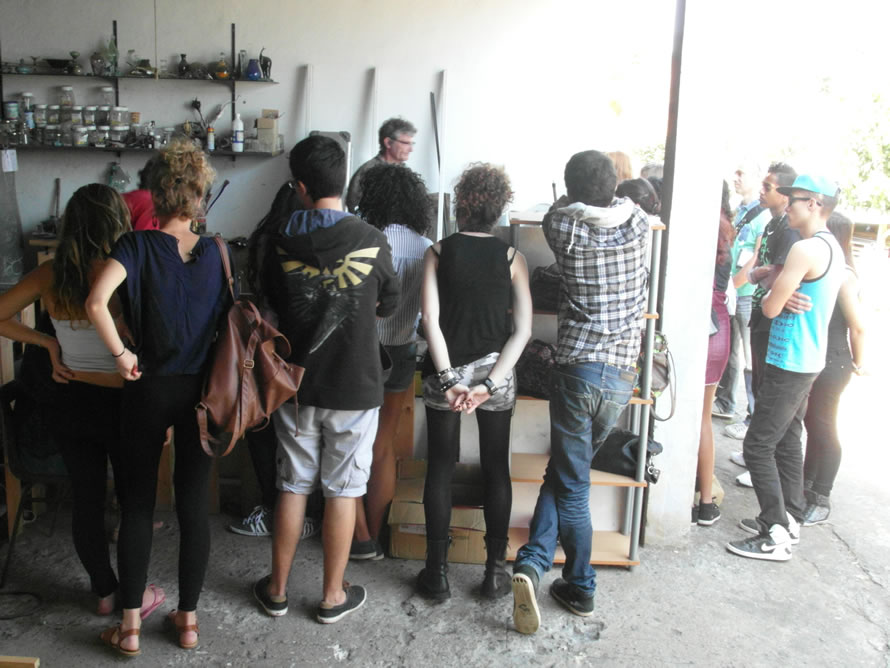 Visite de Glass Art Studio