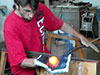Visite de «Glass Art Studio»